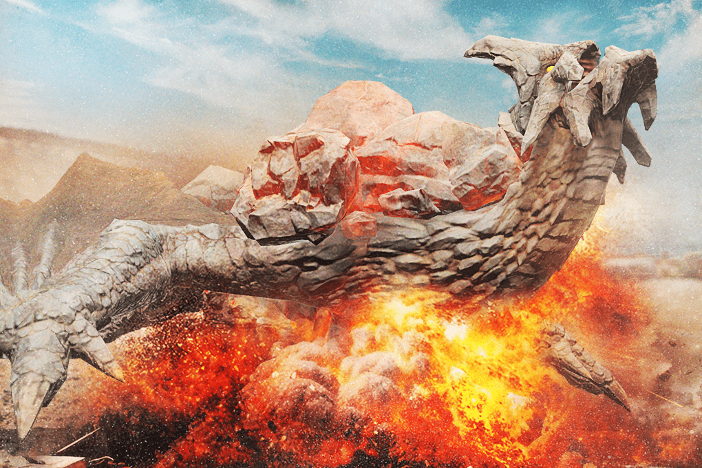 Key art of the Basarios in Monster Hunter Now