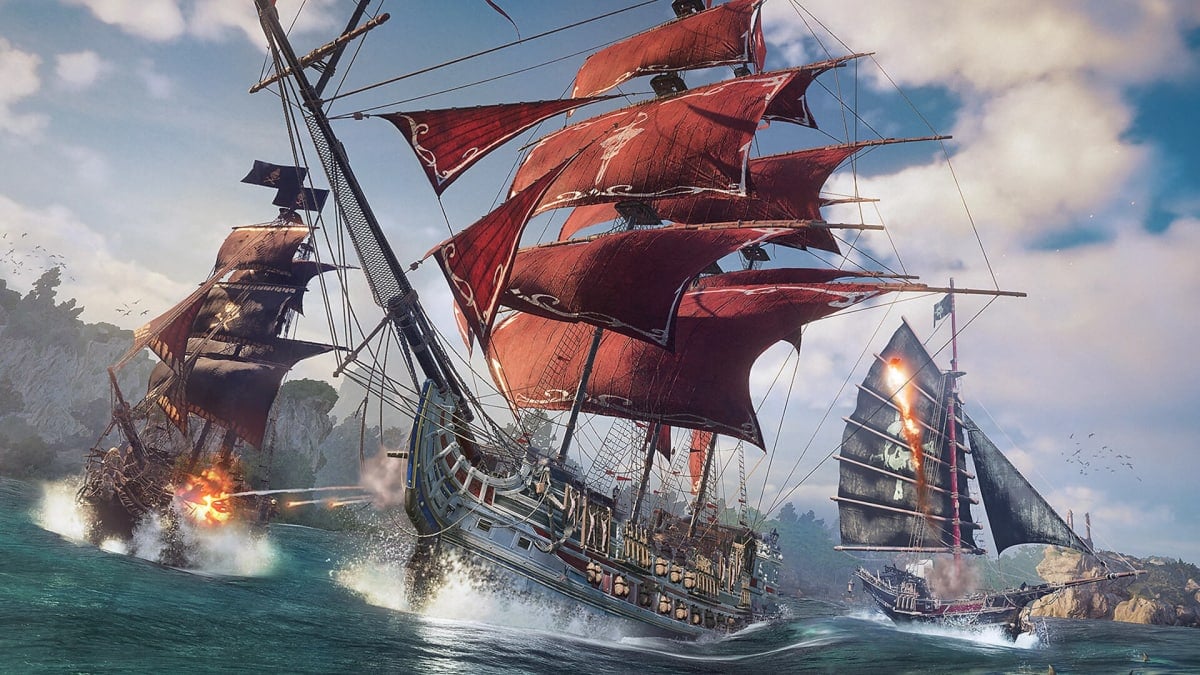 Ships engaged in combat in Ubisoft's Skull and Bones